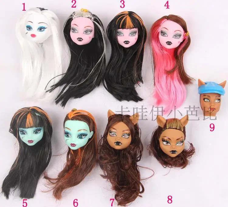 New Original 5pcs doll heads for Monster toys Dolls ,doll accessories heads for monster toys doll,girls gifts
New Original 5pcs doll heads for Monster toys Dolls ,doll accessories heads for monster toys doll,girls gifts