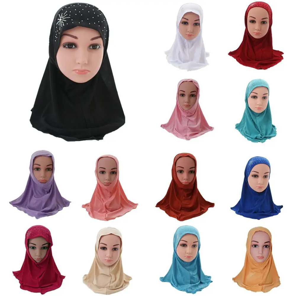12PCS Muslim Child Kids Girls Hijab Rhinestone Headwear Islamic Arab Child Headscarf Random Color
12PCS Muslim Child Kids Girls Hijab Rhinestone Headwear Islamic Arab Child Headscarf Random Color