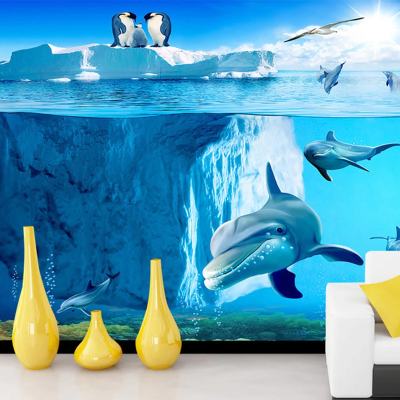 Aquarium Wall Mural Decoration Colourful Underwater World Sea Dweller Ocean Fishes Dolphin Coral Reef Clownfish
Aquarium Wall Mural Decoration Colourful Underwater World Sea Dweller Ocean Fishes Dolphin Coral Reef Clownfish