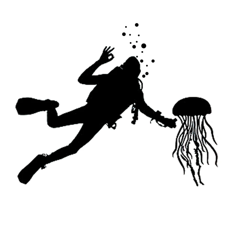 15.7CM*12.6CM Interesting Jellyfish And Man Extreme Sports Silhouette Decor Vinyl Car Sticker S9-1004
15.7CM*12.6CM Interesting Jellyfish And Man Extreme Sports Silhouette Decor Vinyl Car Sticker S9-1004