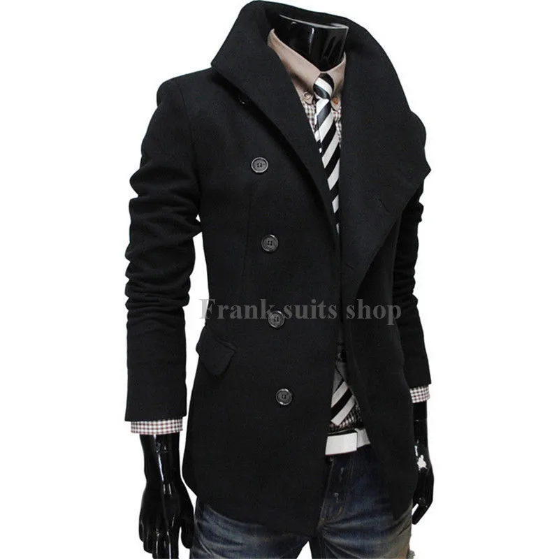 2017 Custom-made Formal Men's Wool Blend Five Button Men's New Outwear Winter Warm Wool Coat Blazer Slim Coat
2017 Custom-made Formal Men's Wool Blend Five Button Men's New Outwear Winter Warm Wool Coat Blazer Slim Coat