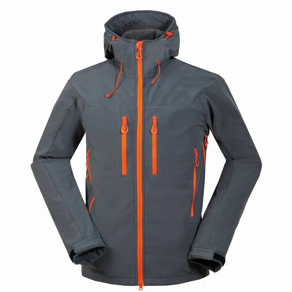 Windproof Waterproof Soft Shell Jacket Autumn Winter Fleece Warm Hooded Casual Coat Fashion Men Windbreaker New Outerwear
Windproof Waterproof Soft Shell Jacket Autumn Winter Fleece Warm Hooded Casual Coat Fashion Men Windbreaker New Outerwear