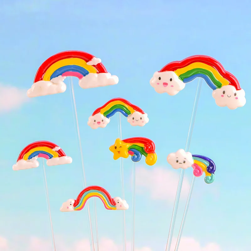 5Pcs Fairy Garden Miniatures Kawaii Candy Color Rainbow Resin Flat back Cabochons for Hair Bow Center Phone Decoration DIY
5Pcs Fairy Garden Miniatures Kawaii Candy Color Rainbow Resin Flat back Cabochons for Hair Bow Center Phone Decoration DIY