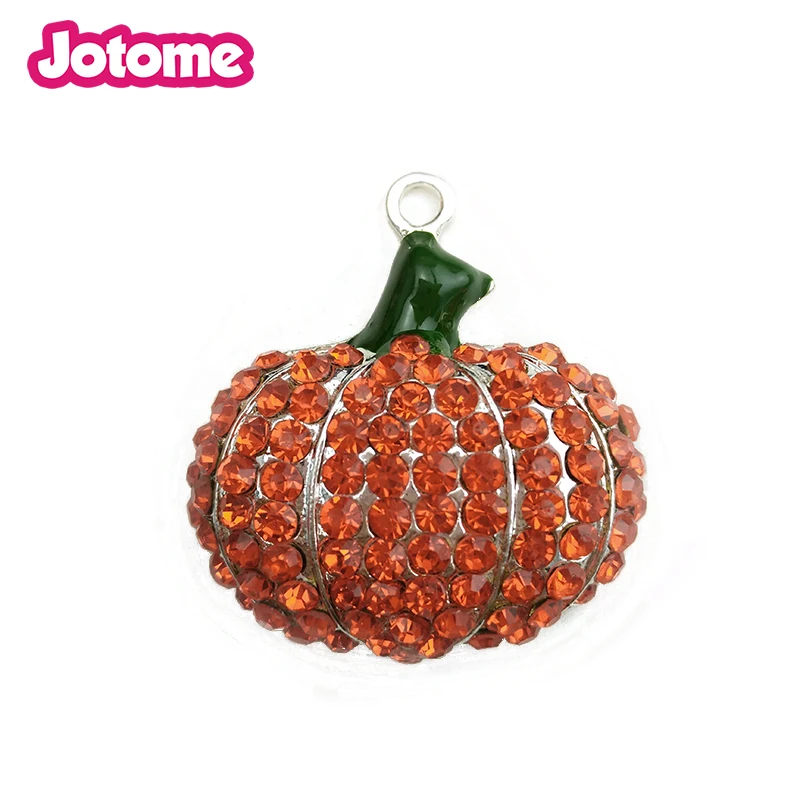 Silver Tone Decorative Halloween PUMPKIN Shaped Scared Rhinestone Charm Pendant Pin Brooch
Silver Tone Decorative Halloween PUMPKIN Shaped Scared Rhinestone Charm Pendant Pin Brooch