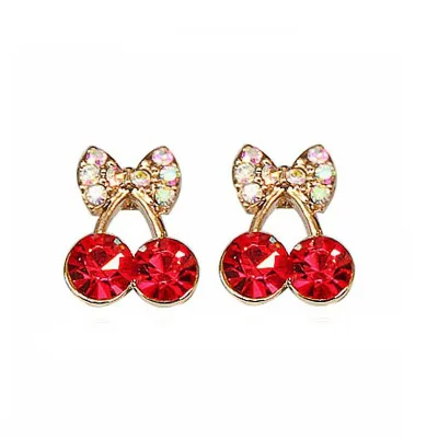 hot red Cherry earrings eardrop Sweet fruit fresh cherry eardrop female fashion youth beautiful girl stud earrings for women
hot red Cherry earrings eardrop Sweet fruit fresh cherry eardrop female fashion youth beautiful girl stud earrings for women