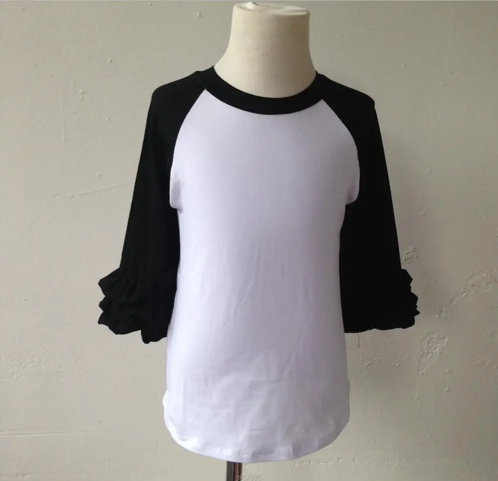 Wholesale sleeve plain blank icing raglan Toddler boutique kids shirt icing raglan tshirt raglan shirt with ruffle sleeve
Wholesale sleeve plain blank icing raglan Toddler boutique kids shirt icing raglan tshirt raglan shirt with ruffle sleeve