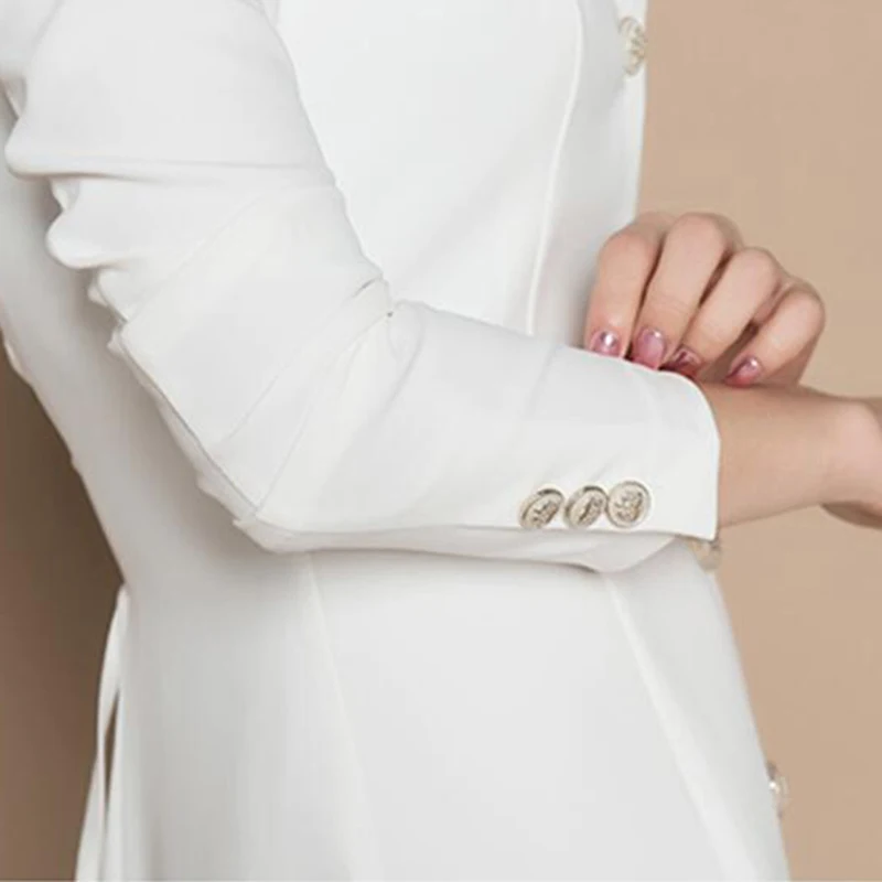 White Office Lady A-line Dress Women 2019 Spring Notched Long Sleeve Single-breasted Back Lace Up Casual Dress Sexy Mini Vestido
White Office Lady A-line Dress Women 2019 Spring Notched Long Sleeve Single-breasted Back Lace Up Casual Dress Sexy Mini Vestido