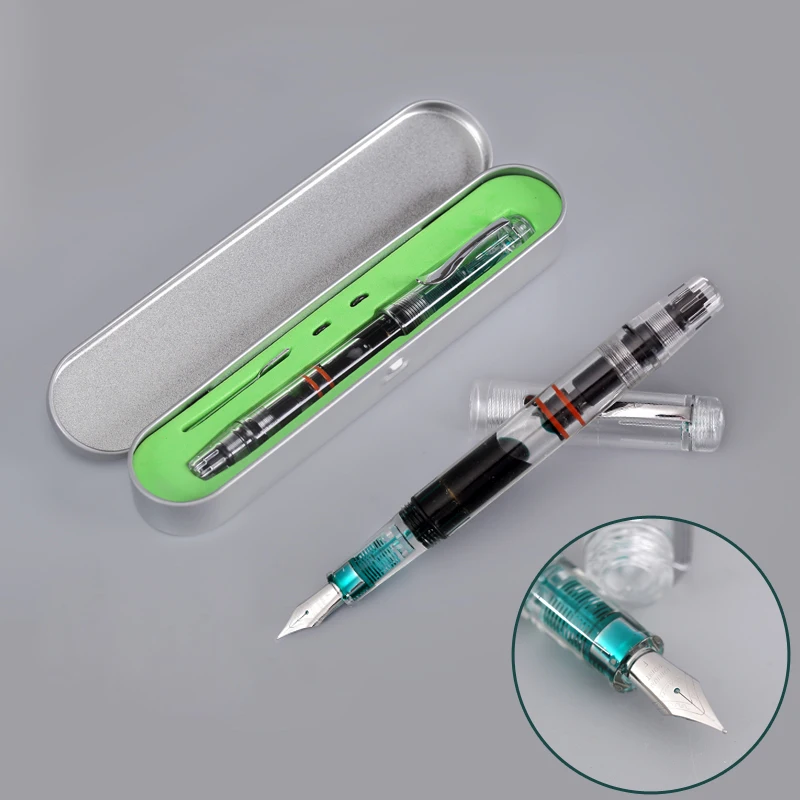 Ручка перьевая Caliarts Ego F с наконечником, прозрачная, с чернилами, подаропосылка, принадлежности для школы и офиса
Ручка перьевая Caliarts Ego F с наконечником, прозрачная, с чернилами, подаропосылка, принадлежности для школы и офиса