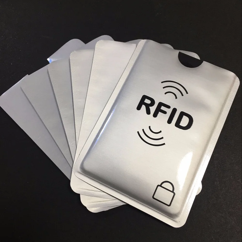 Anti Theft Credit Card Holder Aluminum RFID Blocking Sleeve Protect your money and ID safety blank 500pcs 
Anti Theft Credit Card Holder Aluminum RFID Blocking Sleeve Protect your money and ID safety blank 500pcs