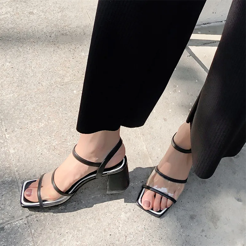 CONASCO Women Concise Pumps Leather Sequin Sqaure High Heels Prom Party Office Lady Shoes Woman Summer New Buckle Strap Sandals
CONASCO Women Concise Pumps Leather Sequin Sqaure High Heels Prom Party Office Lady Shoes Woman Summer New Buckle Strap Sandals