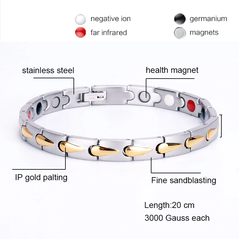 Oktrendy Accessories Women Stainless Steel Magnetic Bracelet Adjustable Handmade Chain Bracelet Femme 2019
Oktrendy Accessories Women Stainless Steel Magnetic Bracelet Adjustable Handmade Chain Bracelet Femme 2019