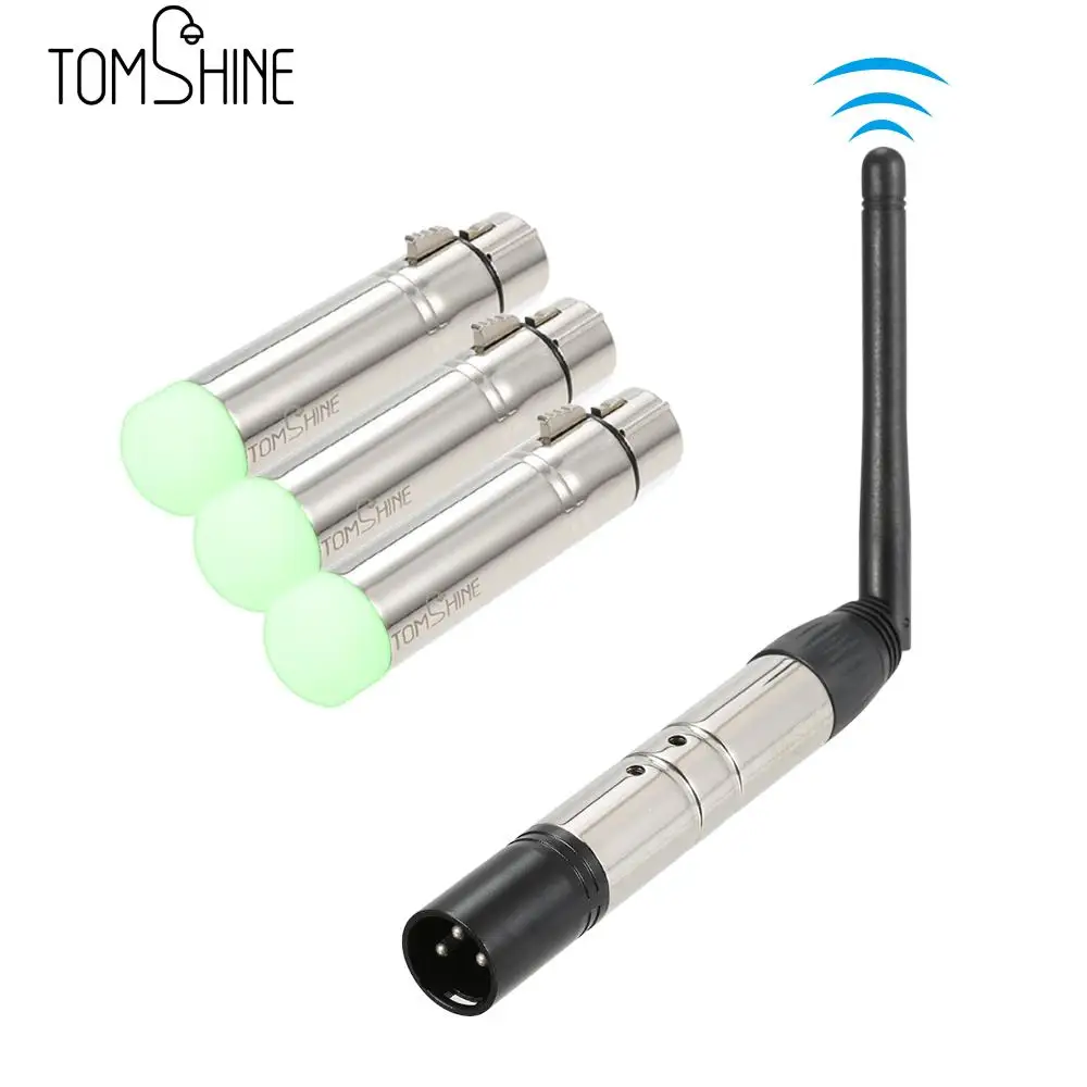 Tomshine 4PCS DMX512 Transmitter Receiver Kit 2.4G ISM Wireless for Party DJ Show Club Disco KTV Stage Light Fixture equipment
Tomshine 4PCS DMX512 Transmitter Receiver Kit 2.4G ISM Wireless for Party DJ Show Club Disco KTV Stage Light Fixture equipment