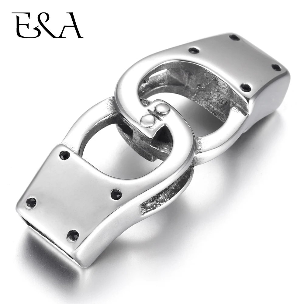 2pcs Stainless Steel Connector Handcuff Shaped Hole 12*6mm for DIY Punk Charms Bracelet Findings Jewelry Making Parts Supplies
2pcs Stainless Steel Connector Handcuff Shaped Hole 12*6mm for DIY Punk Charms Bracelet Findings Jewelry Making Parts Supplies