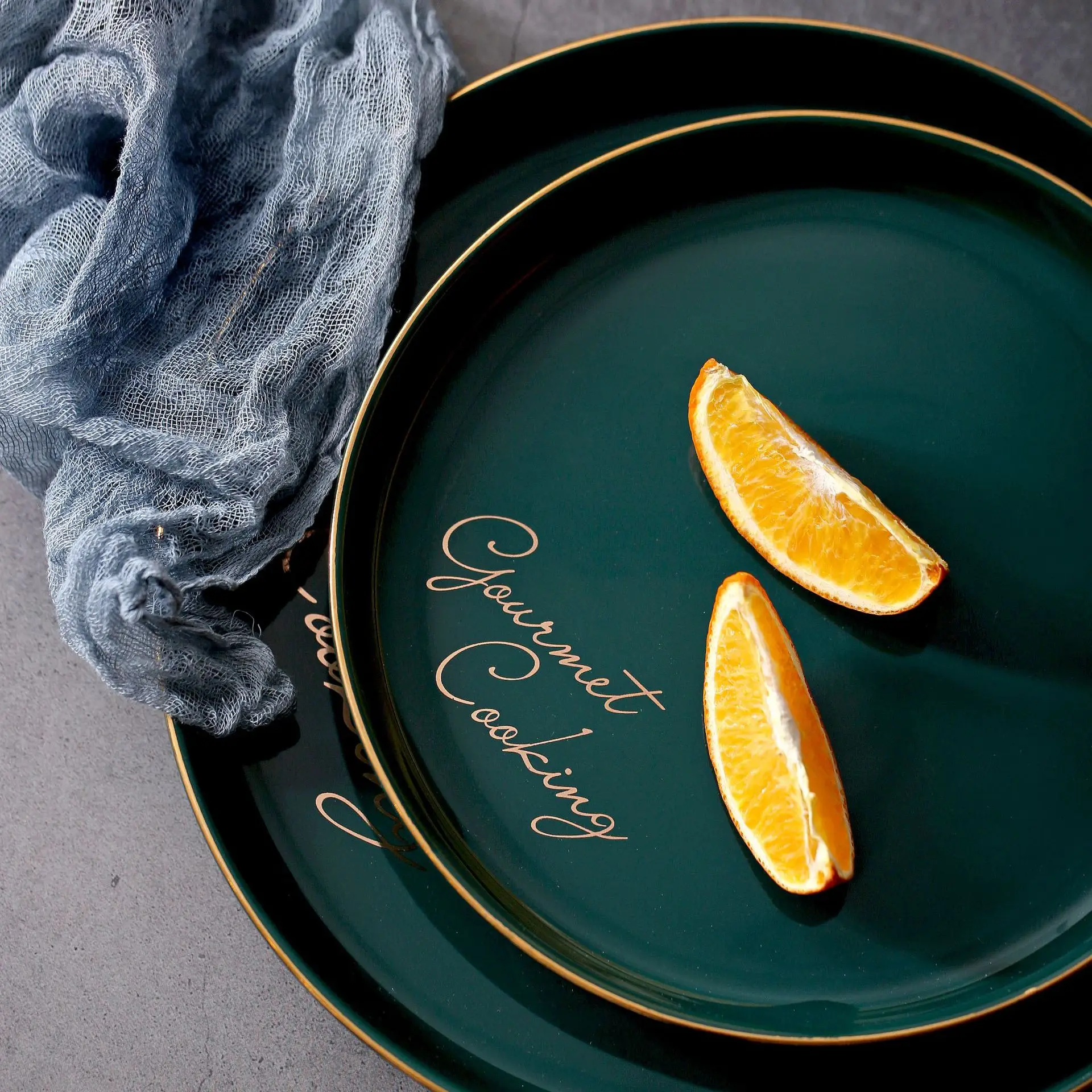 Nordic Gold Edge Ceramic Plate Green Round Porcelain Household Dinner Plate Steak Dessert Tray Breakfast Fruit Cake Dishes Plate
Nordic Gold Edge Ceramic Plate Green Round Porcelain Household Dinner Plate Steak Dessert Tray Breakfast Fruit Cake Dishes Plate