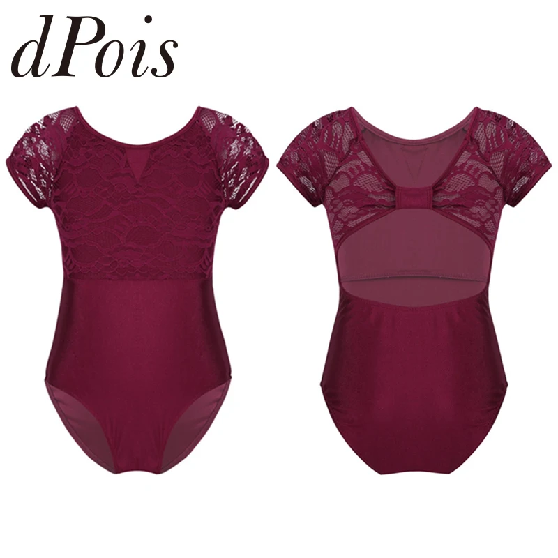 Kids Girls Floral Lace Gymnastics Leotards Ballet Dance Leotard Bowtie Shaped Back Short Sleeves Bodysuit Ballerina Jumpsuit
Kids Girls Floral Lace Gymnastics Leotards Ballet Dance Leotard Bowtie Shaped Back Short Sleeves Bodysuit Ballerina Jumpsuit
