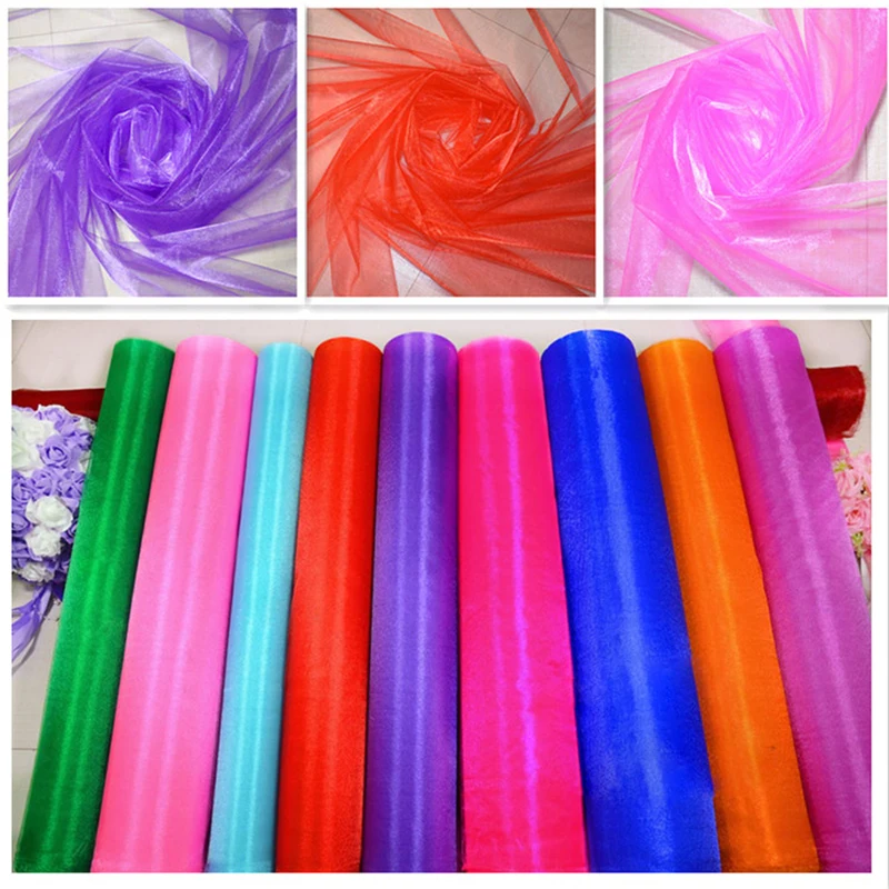 20M X 75CM DIY Organza Fabric Crystal Sheer Organza Tulle Roll Drapes Wedding Party Home Birthday Decoration 19 Color for Choose
20M X 75CM DIY Organza Fabric Crystal Sheer Organza Tulle Roll Drapes Wedding Party Home Birthday Decoration 19 Color for Choose
