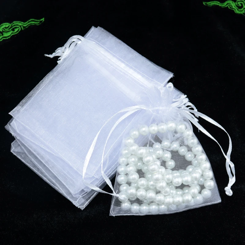 500pcs/lot 5x7cm White Small Mini Organza Sheer Gift Jewelry Earring Packaging Bags Drawstring Pouches
500pcs/lot 5x7cm White Small Mini Organza Sheer Gift Jewelry Earring Packaging Bags Drawstring Pouches