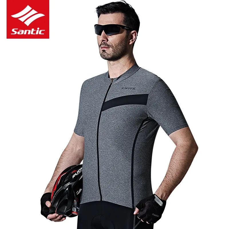 Santic Summer Men's Cycling Jersey Breathable Short Sleeve Bicycle Bike Jersey Shirt Sport Wear SANTIC N-FEEL High Tech Fabric
Santic Summer Men's Cycling Jersey Breathable Short Sleeve Bicycle Bike Jersey Shirt Sport Wear SANTIC N-FEEL High Tech Fabric