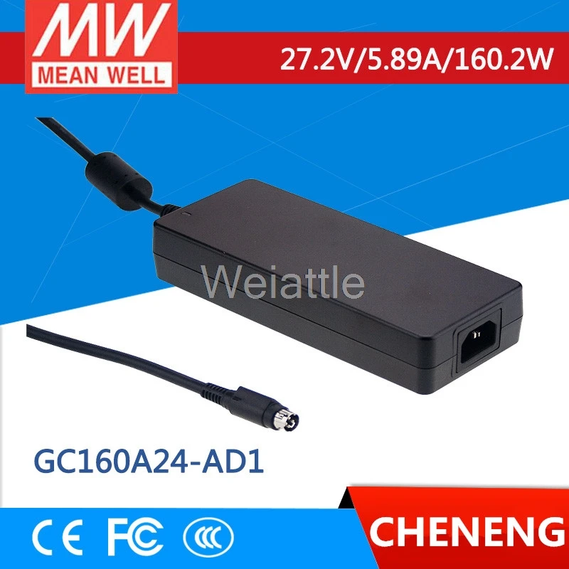 MEAN WELL Оригинальное быстрое зарядное устройство 27,2 в 27,2 а meanwell GC160 160,2 в Вт с одним выходом
MEAN WELL Оригинальное быстрое зарядное устройство 27,2 в 27,2 а meanwell GC160 160,2 в Вт с одним выходом