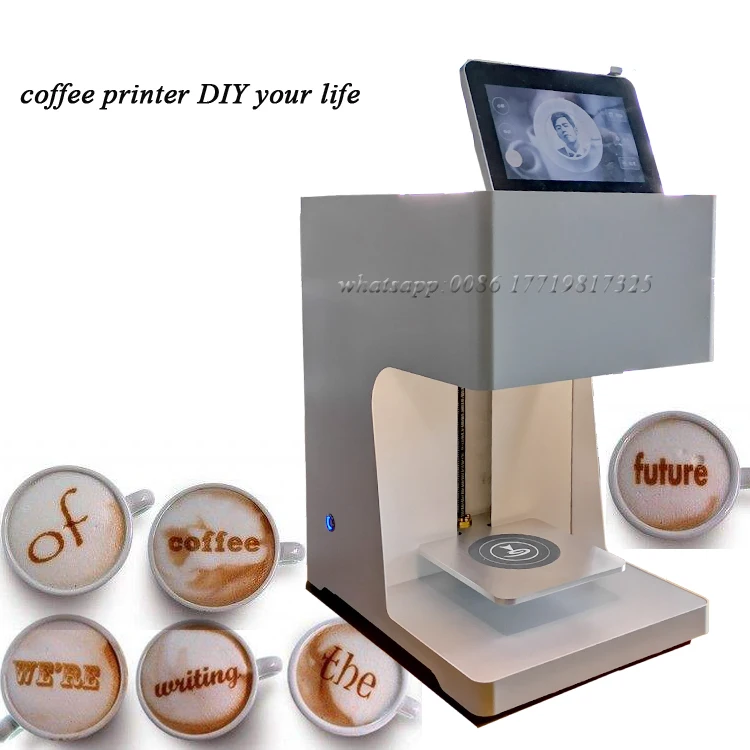 WIFI touch screen control coffee latte photo printing machine for cake printer machine
WIFI touch screen control coffee latte photo printing machine for cake printer machine
