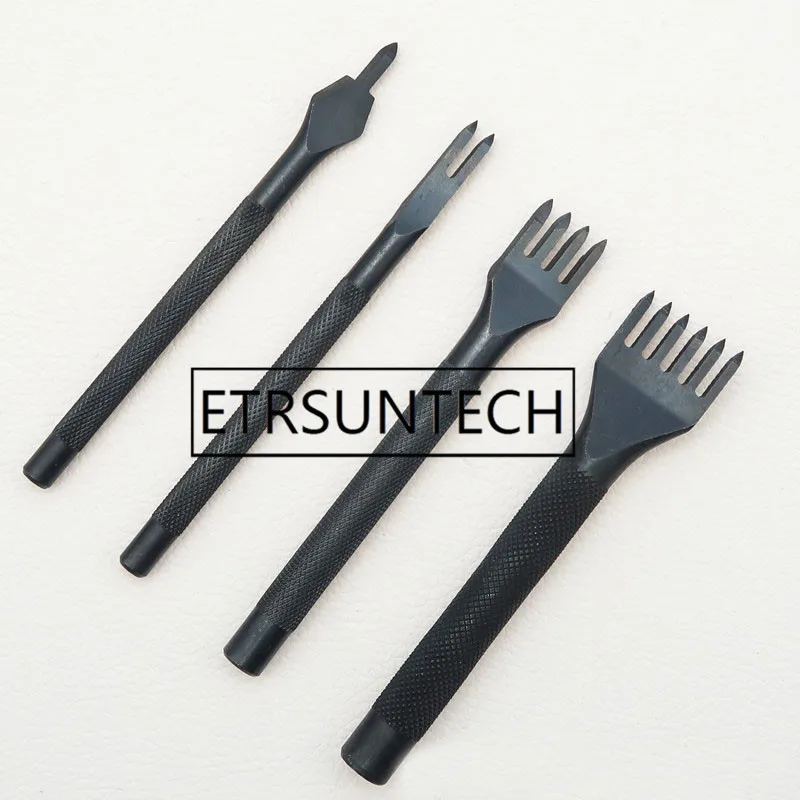 100pcs 4mm 1/2/4/6 Prongs Leather Craft Hole Punches Stitching Punching Tools Black Round Handle Rhombic Chisel
100pcs 4mm 1/2/4/6 Prongs Leather Craft Hole Punches Stitching Punching Tools Black Round Handle Rhombic Chisel