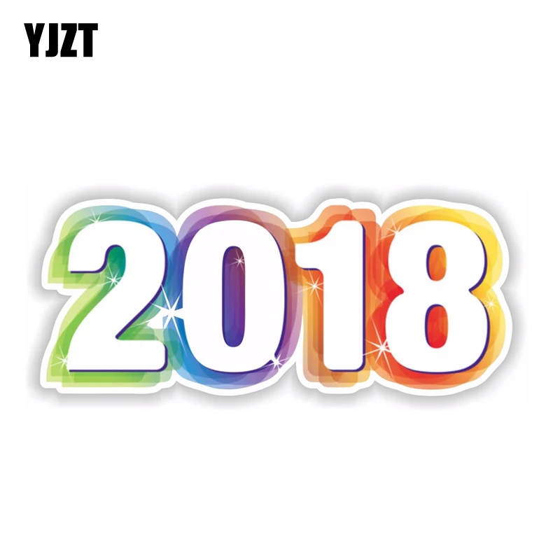 YJZT 15CM*6CM Funny 2018 Number Decal New Year Car Sticker Car Accessories 6-2030
YJZT 15CM*6CM Funny 2018 Number Decal New Year Car Sticker Car Accessories 6-2030