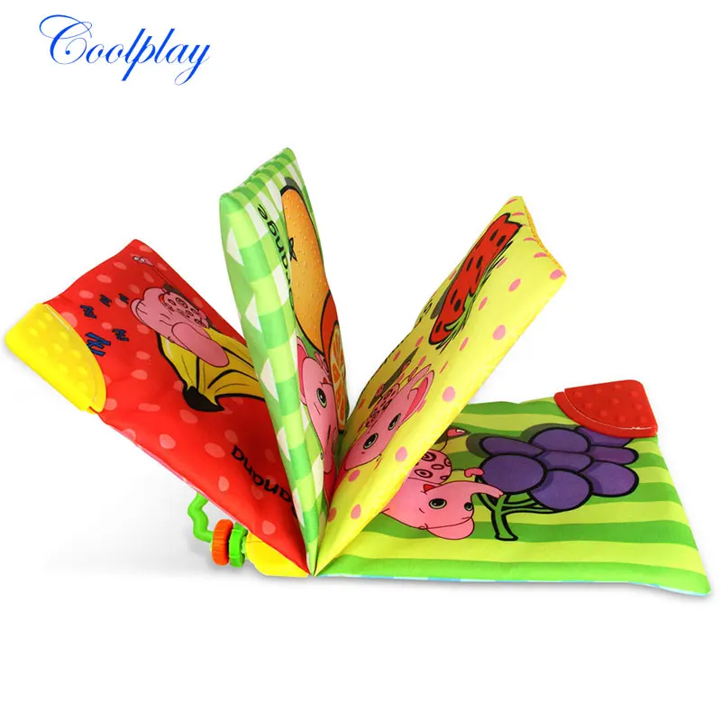 Elephant Baby Rattles Toys Fruit Themed Soft Cloth Books Rustle Sound Infant Kids Books Early Intelligence Educational Toys
Elephant Baby Rattles Toys Fruit Themed Soft Cloth Books Rustle Sound Infant Kids Books Early Intelligence Educational Toys