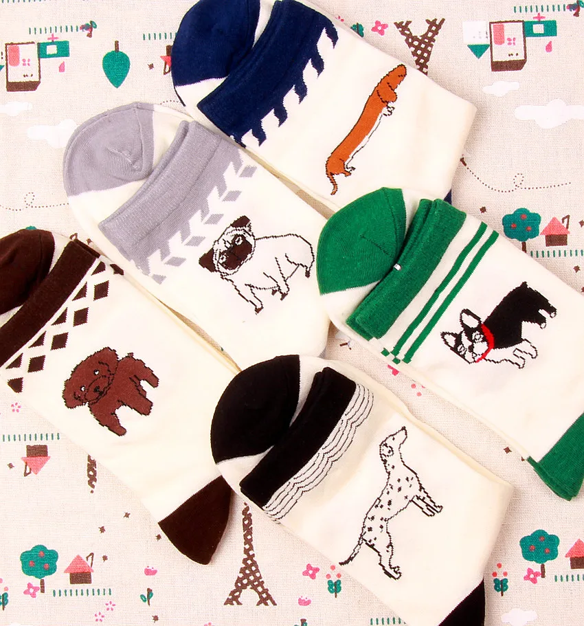 12pairs Japanese Harajuku animal cartoon creative embroidery dog Husky Poodle men 's women socks short sock fashion calcetines
12pairs Japanese Harajuku animal cartoon creative embroidery dog Husky Poodle men 's women socks short sock fashion calcetines