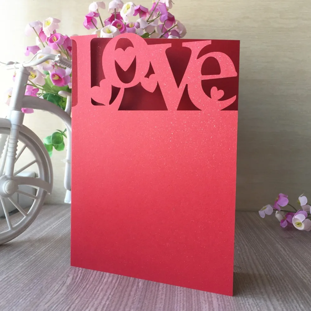 Wedding Lover laser Cut Wedding Invitations Post Card For Happy Birthday Anniversary Greeting Cards Elegant Cards Free Shipping
Wedding Lover laser Cut Wedding Invitations Post Card For Happy Birthday Anniversary Greeting Cards Elegant Cards Free Shipping