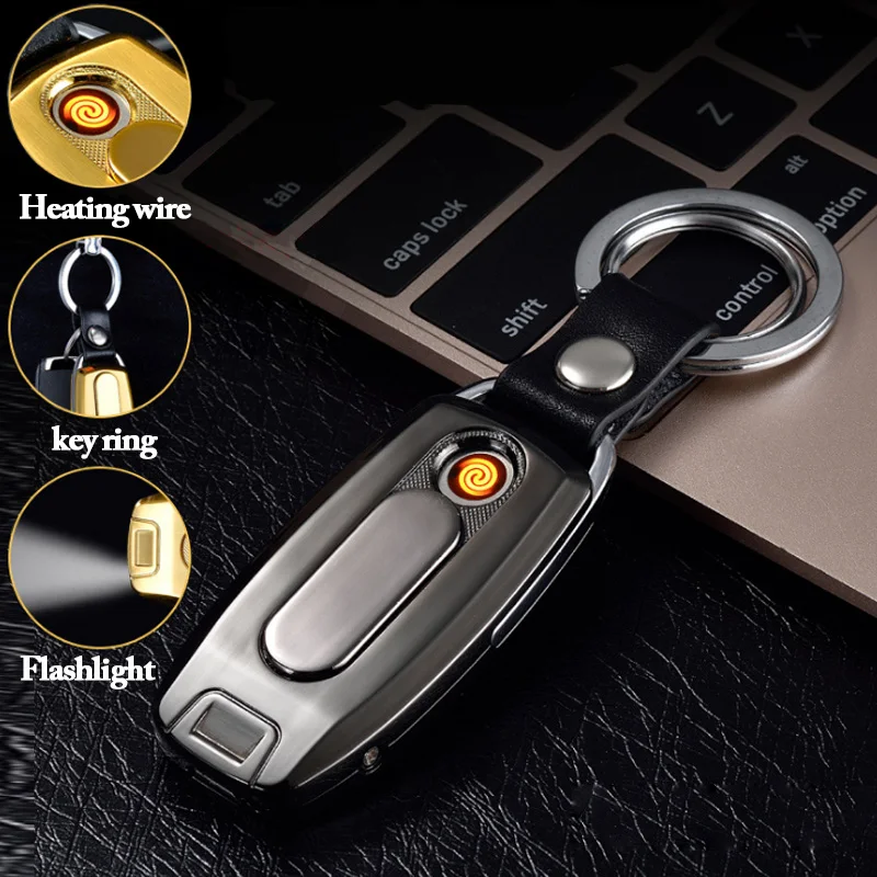 Новинка Электронная USB-зажигалка металлическая табачная многофункциональная