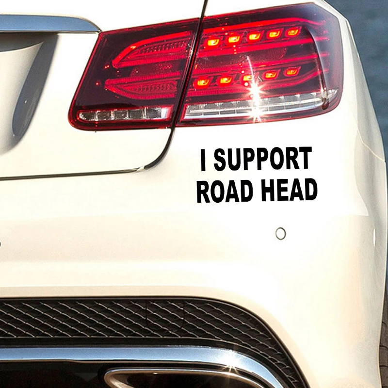 YJZT 15.9CM*7.2CM Vinyl Decal I SUPPORT ROAD HEAD Fun Car Sticker Truck Drive Black/Silver C10-01865
YJZT 15.9CM*7.2CM Vinyl Decal I SUPPORT ROAD HEAD Fun Car Sticker Truck Drive Black/Silver C10-01865
