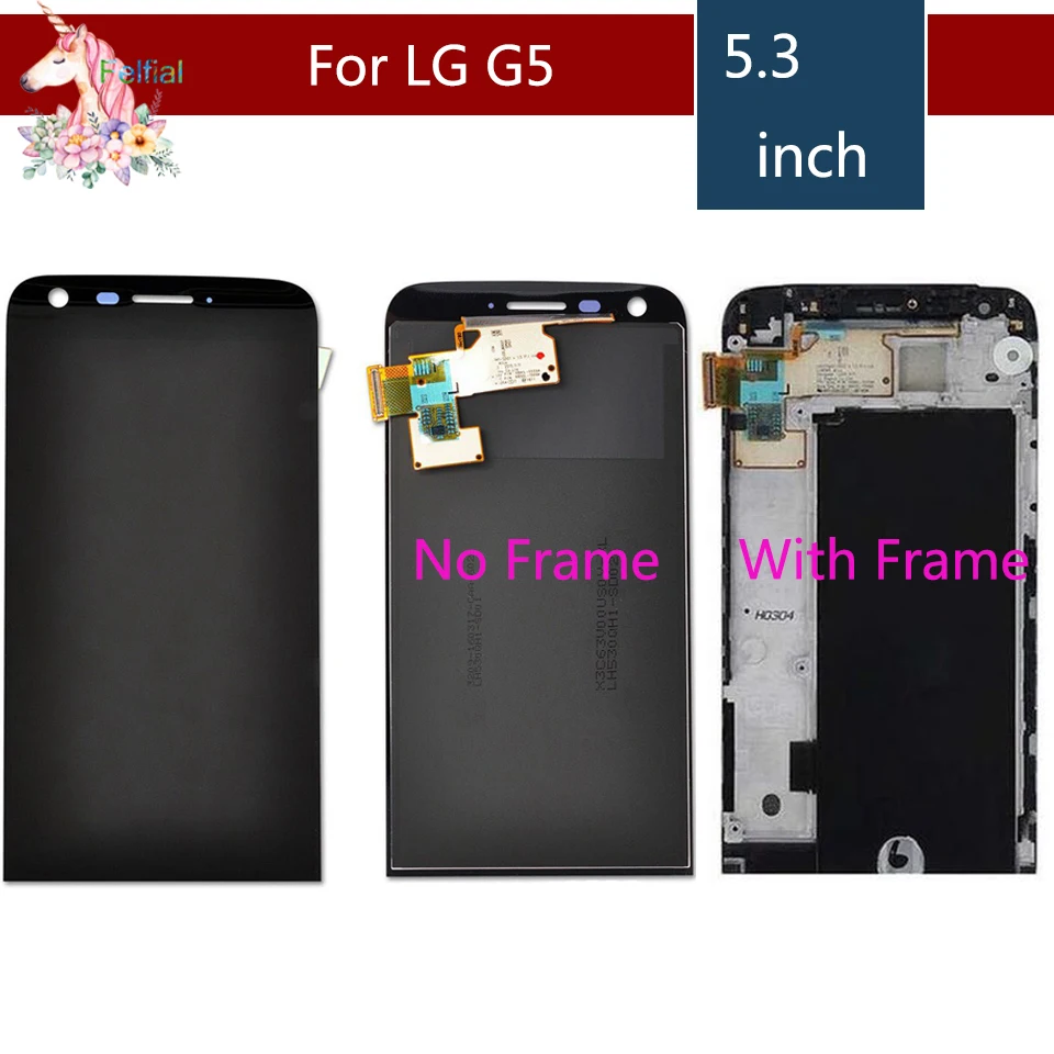 For 5.3" LG G5 LCD Display Touch Screen Digitizer Assembly For LG G5 LCD With Frame H830 H840 H845 H850 H860 F700 Replaceme
For 5.3" LG G5 LCD Display Touch Screen Digitizer Assembly For LG G5 LCD With Frame H830 H840 H845 H850 H860 F700 Replaceme