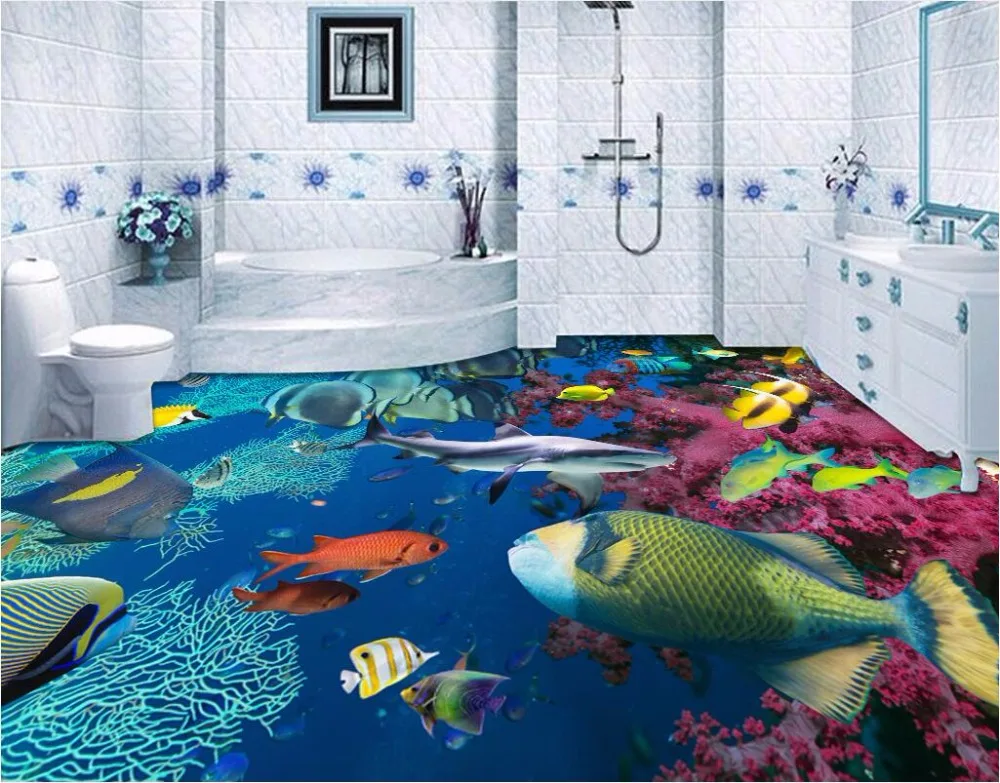 Custom mural 3d flooring picture pvc self adhesive wallpaper bedroom Ocean sharks coral decor painting 3d wall murals wallpaper
Custom mural 3d flooring picture pvc self adhesive wallpaper bedroom Ocean sharks coral decor painting 3d wall murals wallpaper