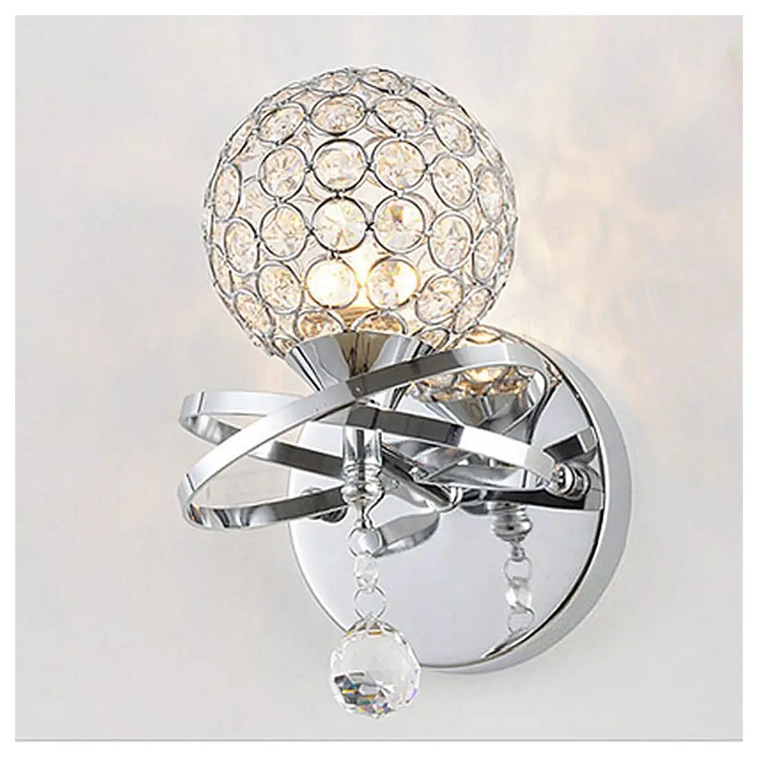 Wall Sconce Crystal Wall light Simple and creative warm bedroom bedside wall lamp Crystal lights 1 Pcs
Wall Sconce Crystal Wall light Simple and creative warm bedroom bedside wall lamp Crystal lights 1 Pcs