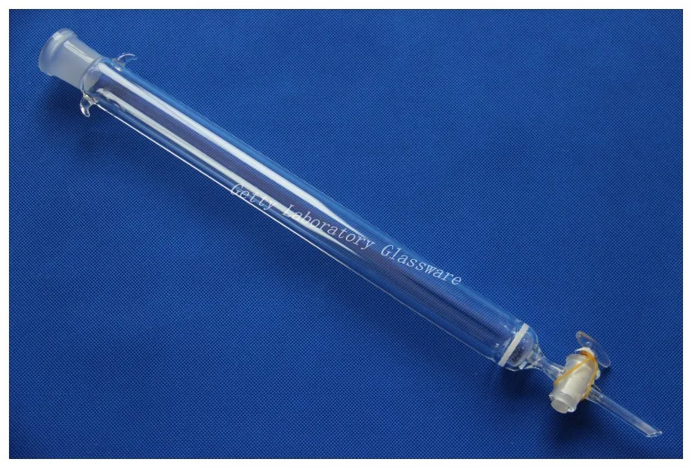 400ml Lab Glass Chromatography Column, ID 30mm, Column Length:300mm, 24/40 joint,with Glass Stopcock
400ml Lab Glass Chromatography Column, ID 30mm, Column Length:300mm, 24/40 joint,with Glass Stopcock