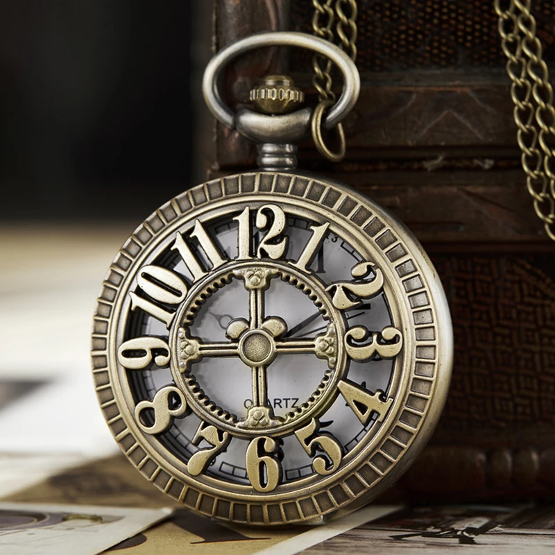 Men Women Pocket Watch Twelve o'clock 12 Hours Vintage Roman Numerals FobChain Watch Hollow Dial Necklace Pendant Time Clock
Men Women Pocket Watch Twelve o'clock 12 Hours Vintage Roman Numerals FobChain Watch Hollow Dial Necklace Pendant Time Clock