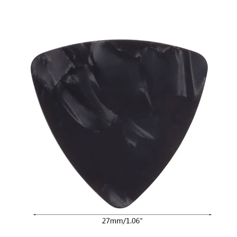 Guitar Pick Plectrum 100pcs Triangle Celluloid Instruments 0.46mm Random Color Guitar Accessory
Guitar Pick Plectrum 100pcs Triangle Celluloid Instruments 0.46mm Random Color Guitar Accessory