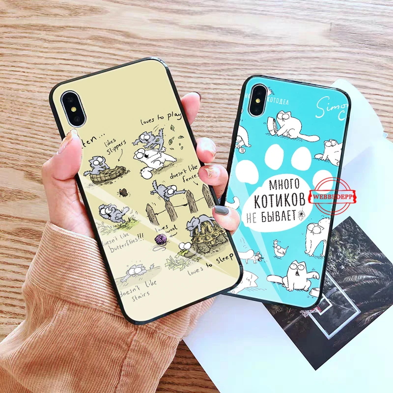 Funny Cute Simons Glass Phone Case for Apple iPhone 11 Pro X XS Max 6 6S 7 8 Plus 5 5S SE
Funny Cute Simons Glass Phone Case for Apple iPhone 11 Pro X XS Max 6 6S 7 8 Plus 5 5S SE