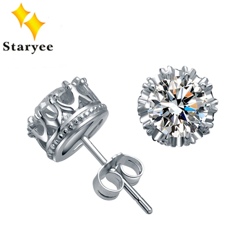 Moissanite Stud Earrings For Women Luxury Pure 18K Solid White Gold Wedding Round Brilliant Certified 2CT VVS G H Birthday Gift
Moissanite Stud Earrings For Women Luxury Pure 18K Solid White Gold Wedding Round Brilliant Certified 2CT VVS G H Birthday Gift