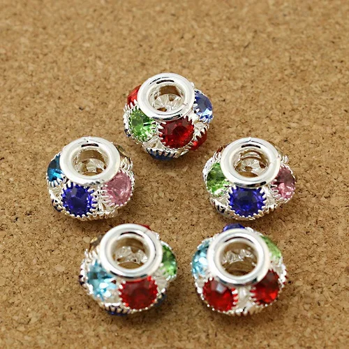 50pcs/lot 11x13mm Round Mixed Color Rhinestone Hollw Ball Spacer DIY Beads Fit European Bracelet
50pcs/lot 11x13mm Round Mixed Color Rhinestone Hollw Ball Spacer DIY Beads Fit European Bracelet