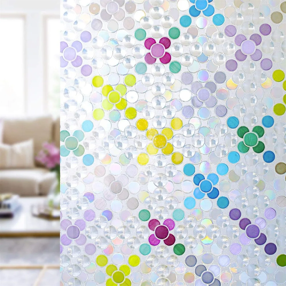 Multi-sizes Colorful Decorative Window Privacy Film 3D Static Cling Anti UV Heat Control Glass Sticker for Kitchen Home Office
Multi-sizes Colorful Decorative Window Privacy Film 3D Static Cling Anti UV Heat Control Glass Sticker for Kitchen Home Office