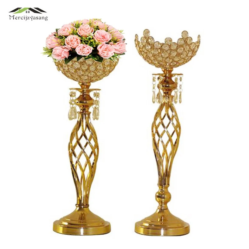 Candlestick Metal Gold/Silver Candle Holders With Crystals Vase 55/49CM Stand Pillar For Wedding Portavelas Candelabra 5802
Candlestick Metal Gold/Silver Candle Holders With Crystals Vase 55/49CM Stand Pillar For Wedding Portavelas Candelabra 5802
