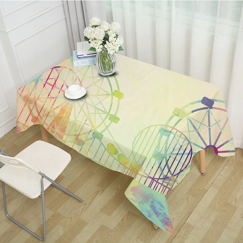 Decorative Table Cloth Rectangular Party Banquet Outdoor Tablecloth Home Decor Table Cover amusement park Pattern MZ0001
Decorative Table Cloth Rectangular Party Banquet Outdoor Tablecloth Home Decor Table Cover amusement park Pattern MZ0001