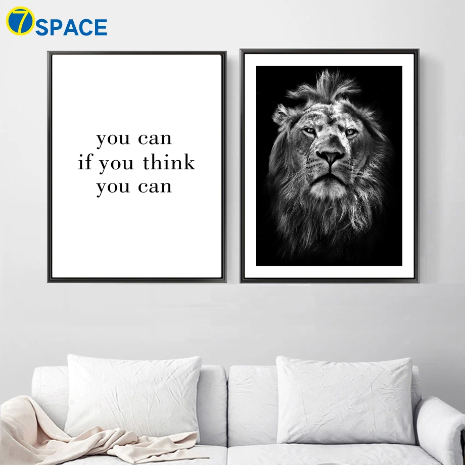 Black White Lion Quotes Wall Art Print Canvas Painting Nordic Posters And Prints Animal Wall Pictures For Living Room Home Decor
Black White Lion Quotes Wall Art Print Canvas Painting Nordic Posters And Prints Animal Wall Pictures For Living Room Home Decor