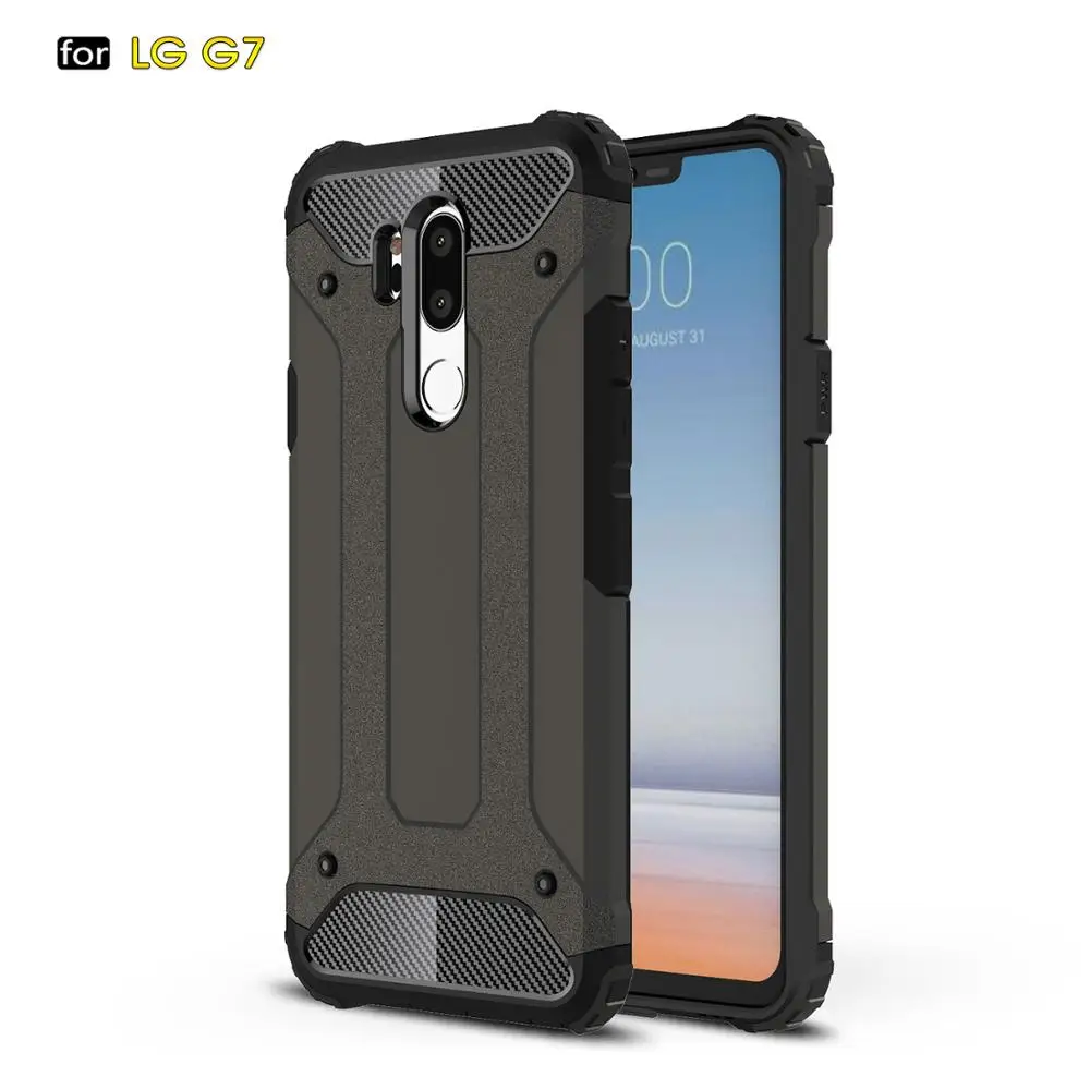 Чехол для LG G5 G6 G7 Armor противоударный чехол телефона Сотовый телефон мягкий