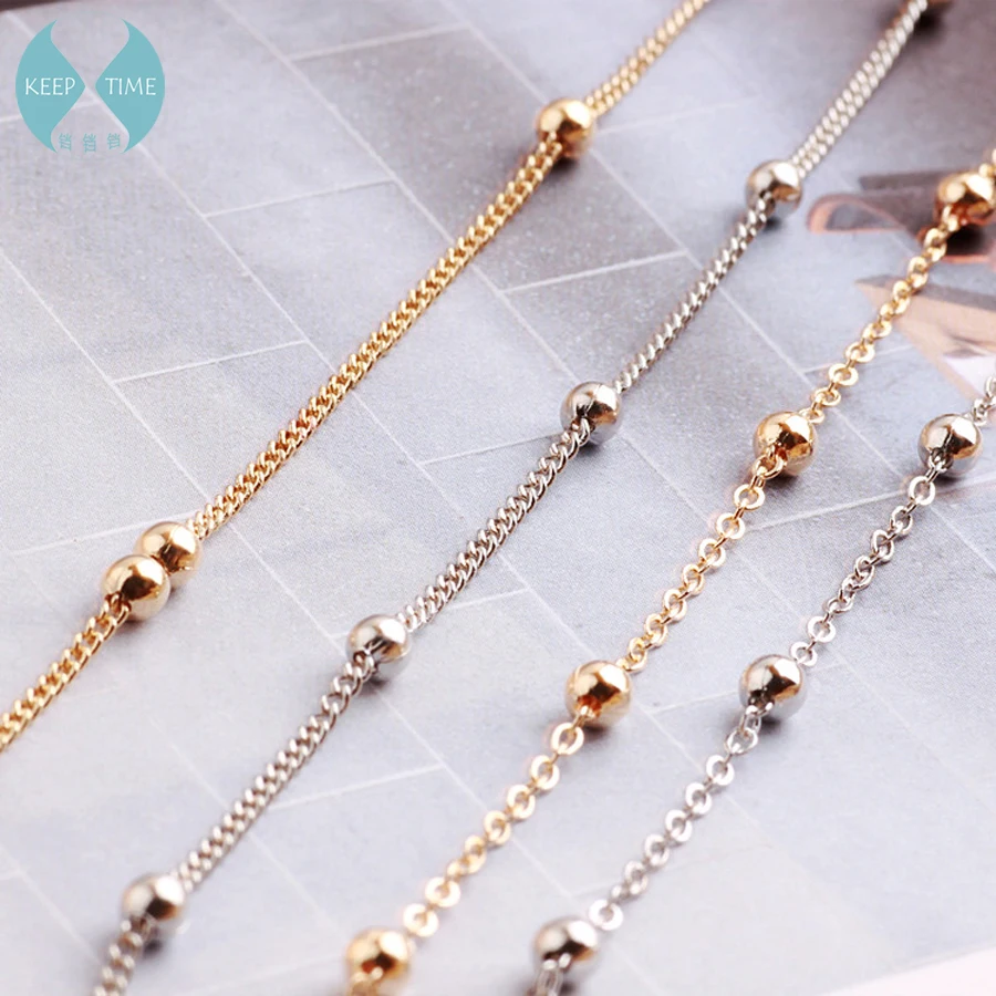 Diy accessories materials by South Korea copper beads tassel slender necklace earrings earrings clothing chain tassel with 1 m
Diy accessories materials by South Korea copper beads tassel slender necklace earrings earrings clothing chain tassel with 1 m
