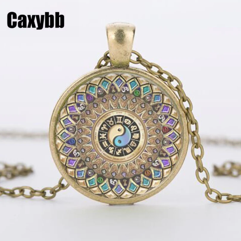 Caxybb Fashion jewelry necklaces henna yoga mandala pendant yin yang symbol buddhism necklace zen handmade Necklace
Caxybb Fashion jewelry necklaces henna yoga mandala pendant yin yang symbol buddhism necklace zen handmade Necklace