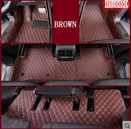 Высокое качество! Специальные автомобильные коврики на заказ для Volkswagen Touran 7 мест