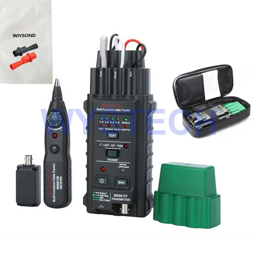 LM003 MS6813 Network Cable Tester Telephone Line Detector Tracker RJ45 101Base-T + Drop SHIPPING
LM003 MS6813 Network Cable Tester Telephone Line Detector Tracker RJ45 101Base-T + Drop SHIPPING