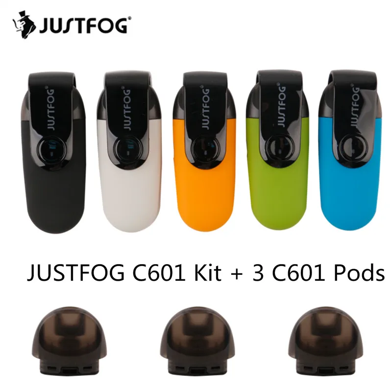JUSTFOG C601 Vape стартовый комплект 1 7 мл бак 510 Ом 650 нить мАч батарея портативный мини